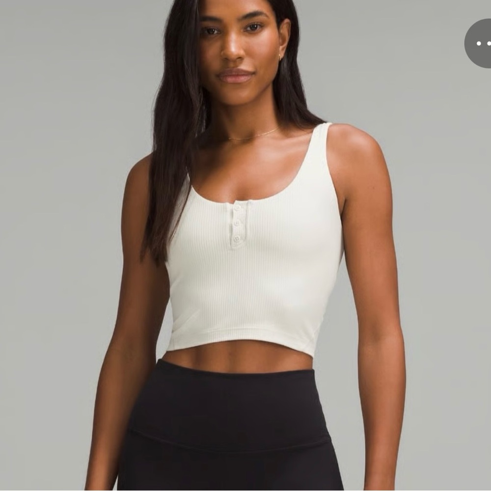 Lululemon Align Ribbed Henley Tank Bra Size 10